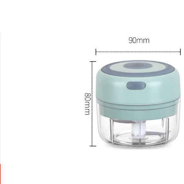 Mini Electric Garlic Chopper USB Charging Kitchen Tool - Image 7