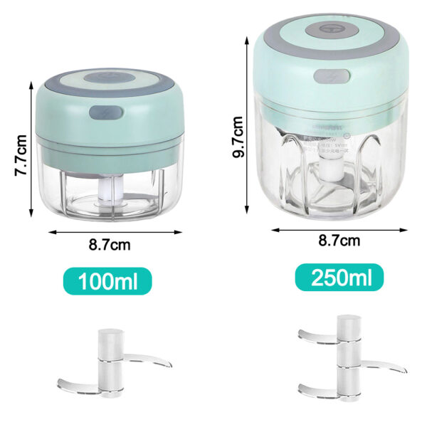 Mini Electric Garlic Chopper USB Charging Kitchen Tool - Image 6