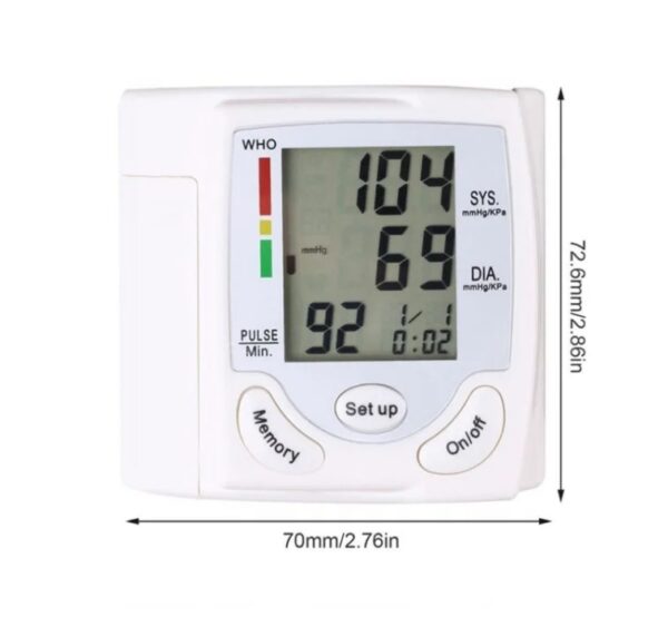 Wrist Blood Pressure Monitor, Fully Automatic Blood Pressure Measuring Device - Image 4