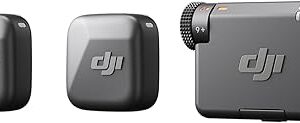 (2 TX + 1 RX), Detail-Rich Audio, Wireless Lavalier Microphone for Camera/Android,