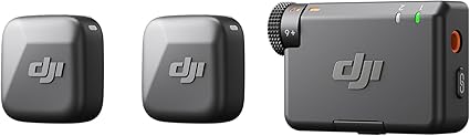 (2 TX + 1 RX), Detail-Rich Audio, Wireless Lavalier Microphone for Camera/Android,