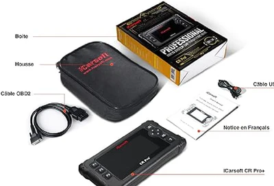 iCarsoft CR Pro+ | Multi-Makes OBD2 Car Diagnostic Tool | Reading and Deleting Fault Codes | Reset FAP | Coding Injectors | ABS Purge and Other Functions - Image 2
