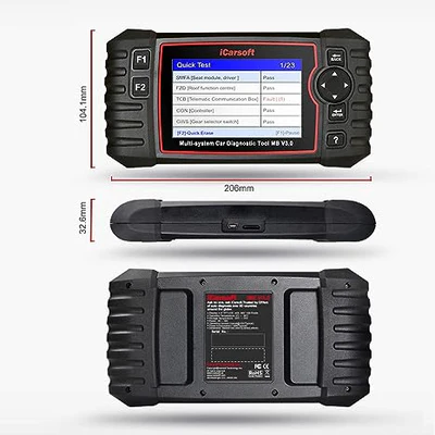 iCarsoft MB V3.0 for Mercedes-Benz/Sprinter/Smart Diagnostic Tool with auto VIN/Quick Test/Actuation Test - Image 4