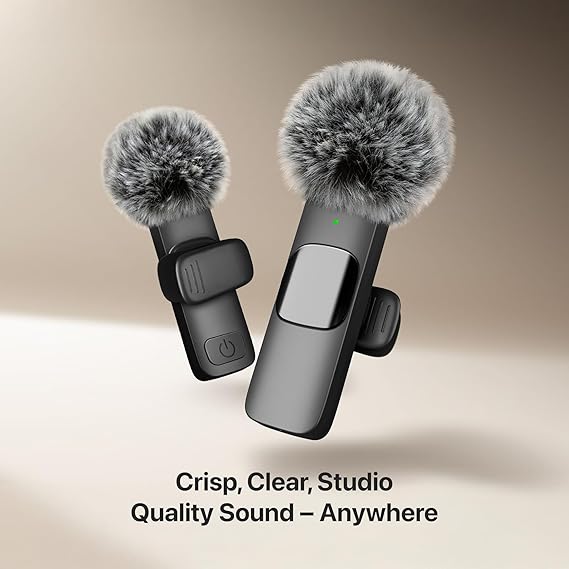 Professional Wireless Microphone for iPhone, iPad, Android, Lavalier Microphone - Image 3