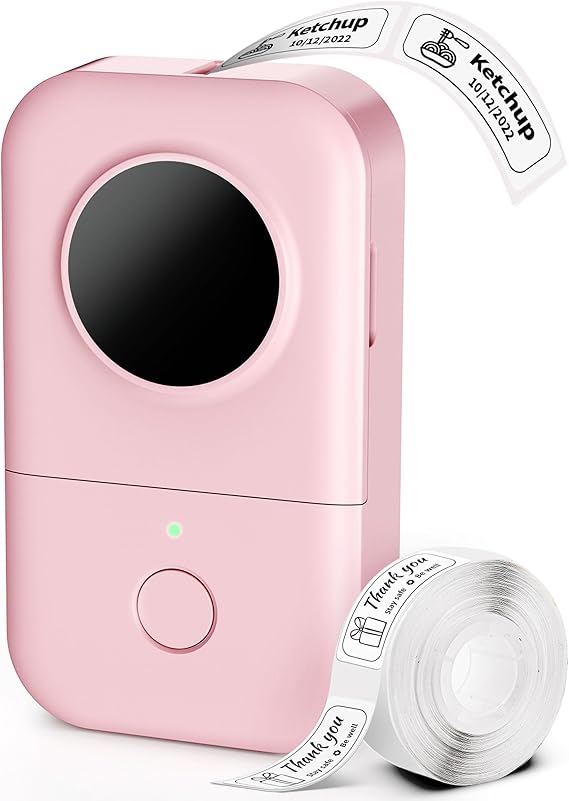 Label Maker Machine, D30 Portable Handheld Bluetooth Mini Label Printer