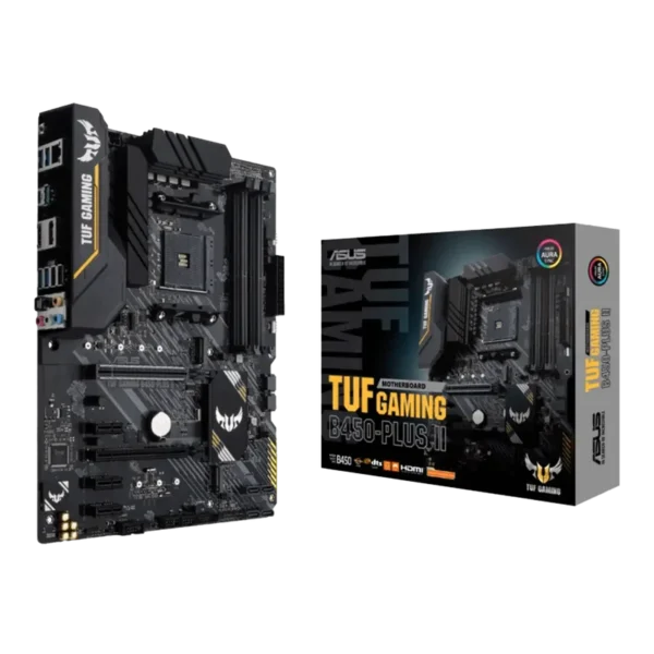 ASUS TUF Gaming B450-PLUS II AMD AM4 Ryzen 5000 ATX Motherboard - Image 3