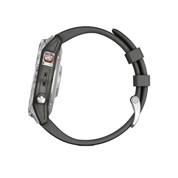 Garmin Fenix 7 Multisport GPS Watch Silver with Graphite Band - Image 4