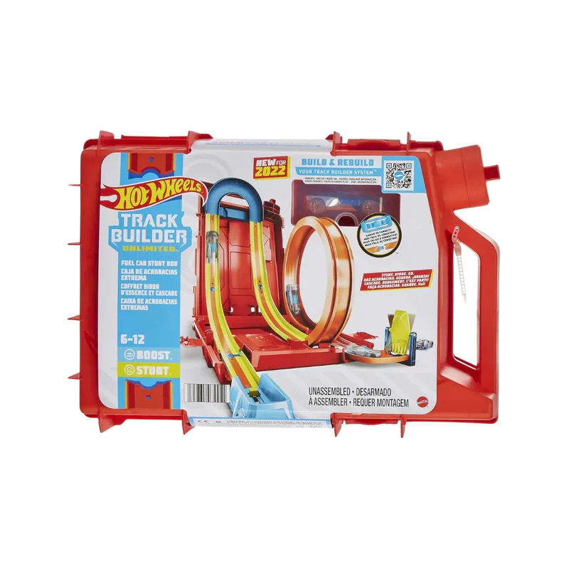 Hot Wheels Fuel Can Stunt Box Track Builder Set Unlimited Playset