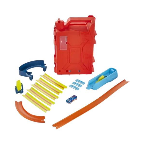 Hot Wheels Fuel Can Stunt Box Track Builder Set Unlimited Playset - Image 4
