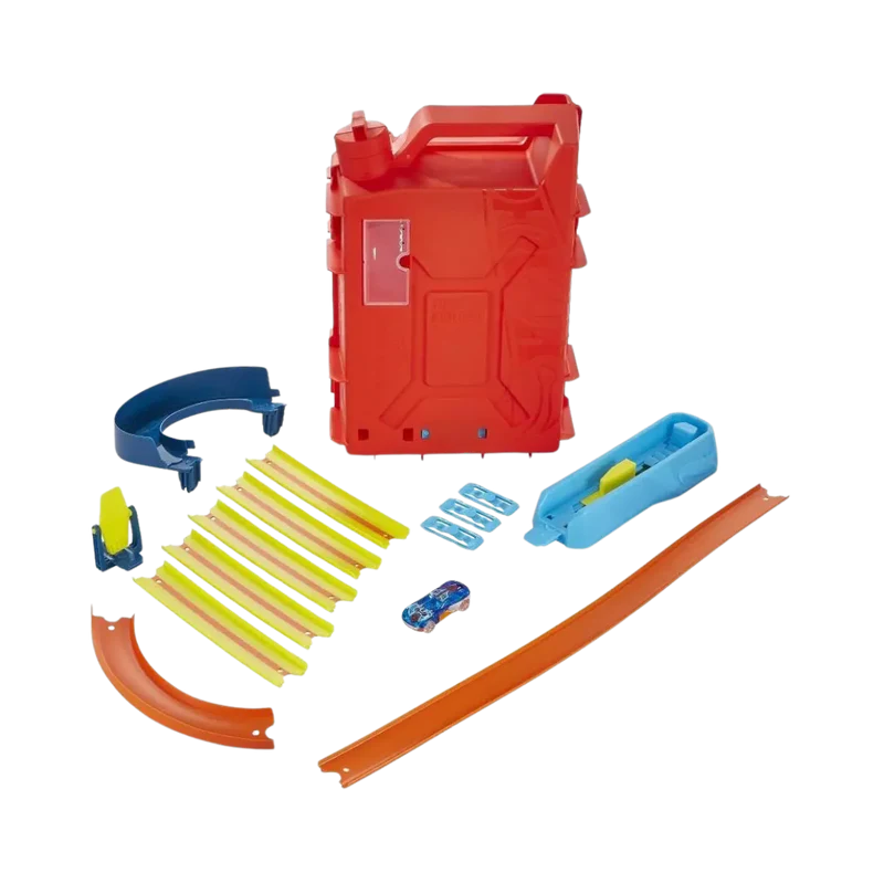 Hot Wheels Fuel Can Stunt Box Track Builder Set Unlimited Playset - Image 4