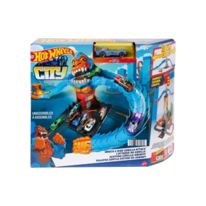 Hot Wheels Gorilla Grapple Track Set – 5-Ft Track 1:64 Scale Vehicle