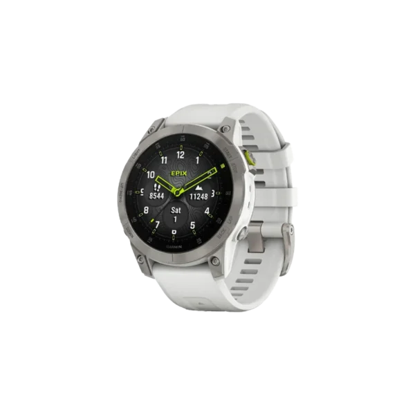 Garmin epix Gen 2 Premium Active Smartwatch White Titanium - Image 4