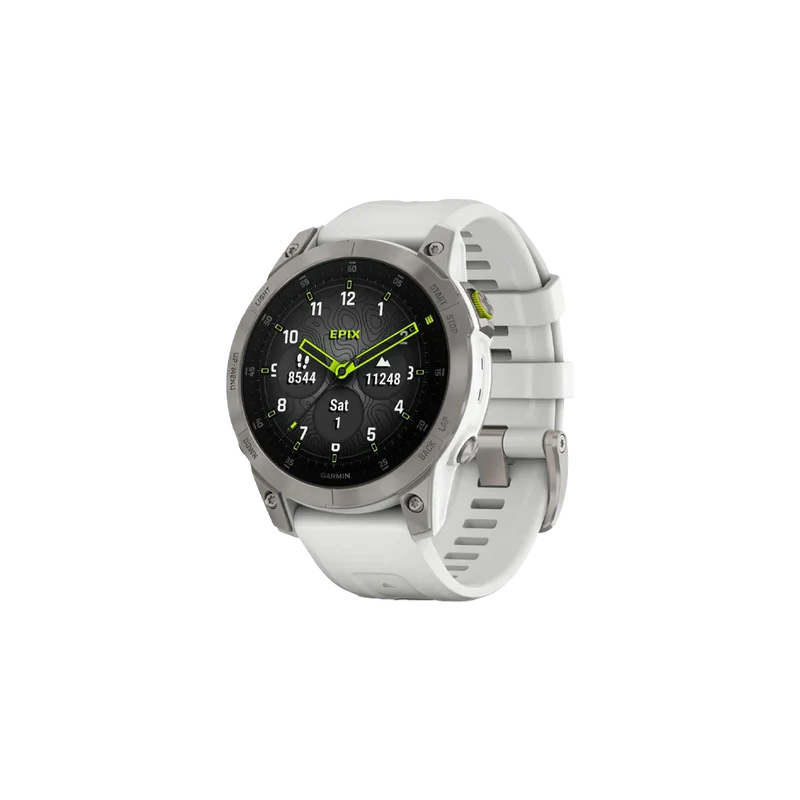 Garmin epix Gen 2 Premium Active Smartwatch White Titanium - Image 4