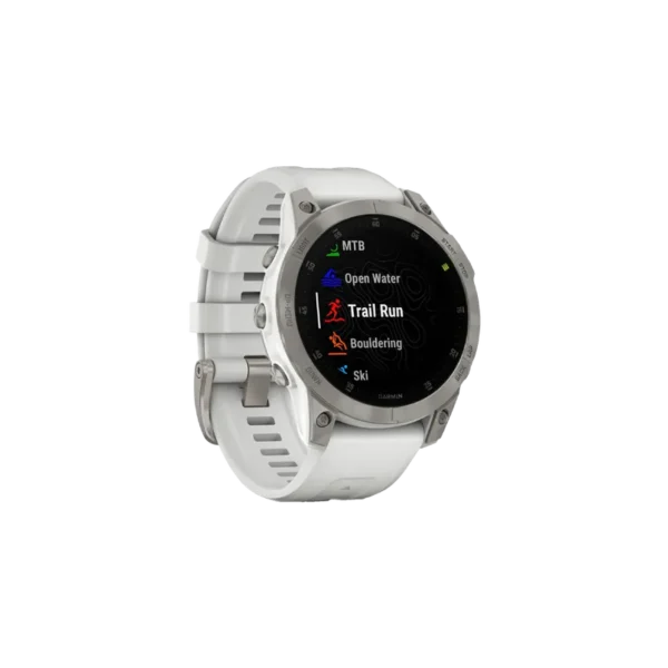 Garmin epix Gen 2 Premium Active Smartwatch White Titanium