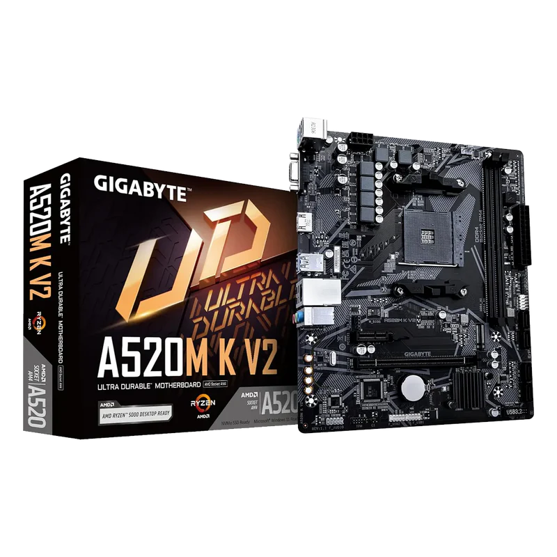 GIGABYTE A520M K V2 (REV. 1.0) CHIPSET MAE Card