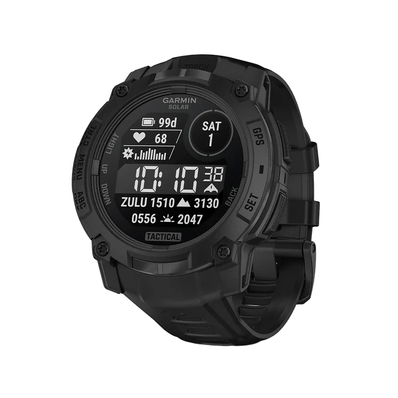 Garmin Instinct 3 Tactical Edition 50mm Solar GPS Watch - Image 2